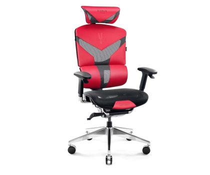 Fotel ergonomiczny Diablo Chairs V-DYNAMIC Karmazynowy